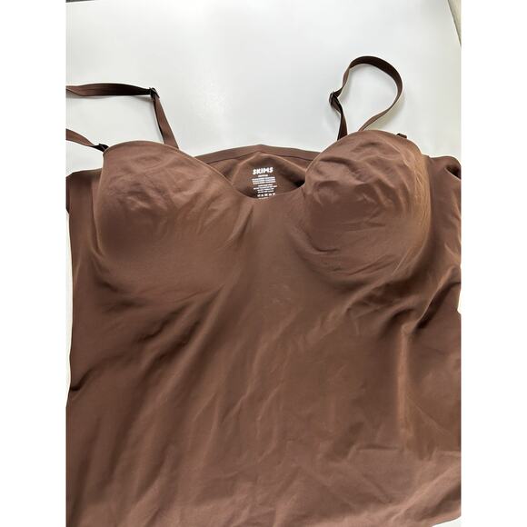 Skims Contour Lift Underwire Tank Cocoa Size 4X Removable Straps NWT Style 1944 - Picture 5 of 7